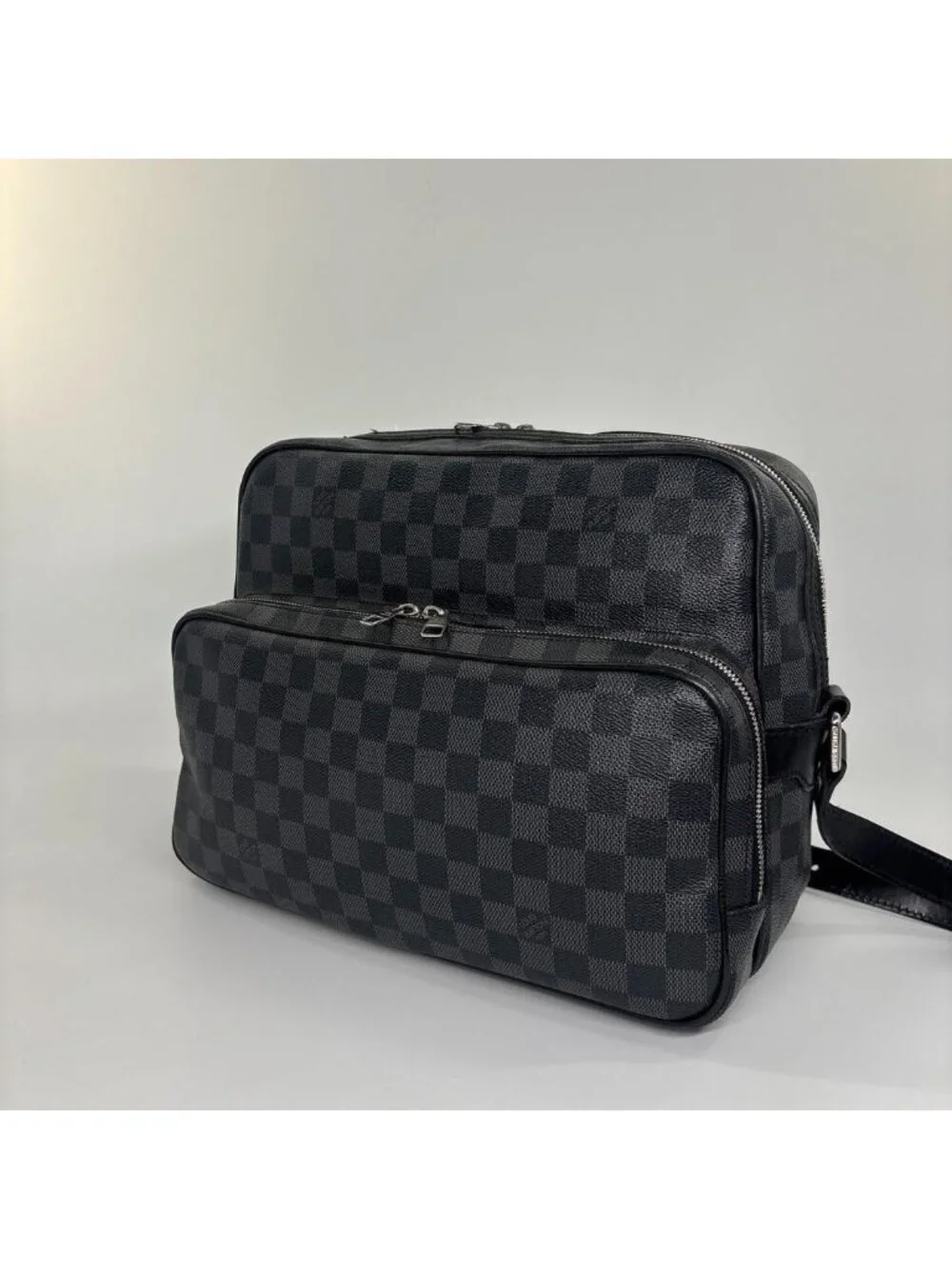 Louis Vuitton Damier Graphite Io Shoulder Bag Black